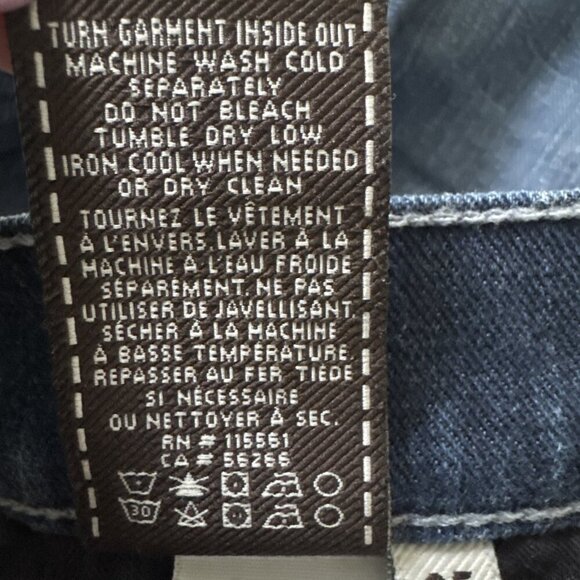 7 For All Mankind Roxanne Women's Jeans Size 25 medium wash 33 inseam - Picture 12 of 12
